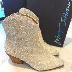 Betsy Johnson Pearl Boots